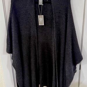 NWT Vince Camuto Charcoal Poncho Sweater